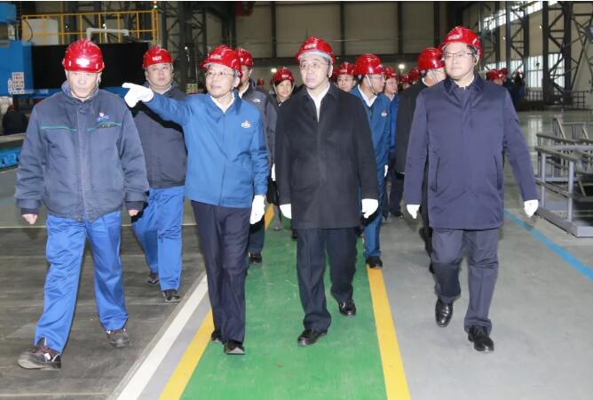 雷凡培、杨金成到渤船集团调研